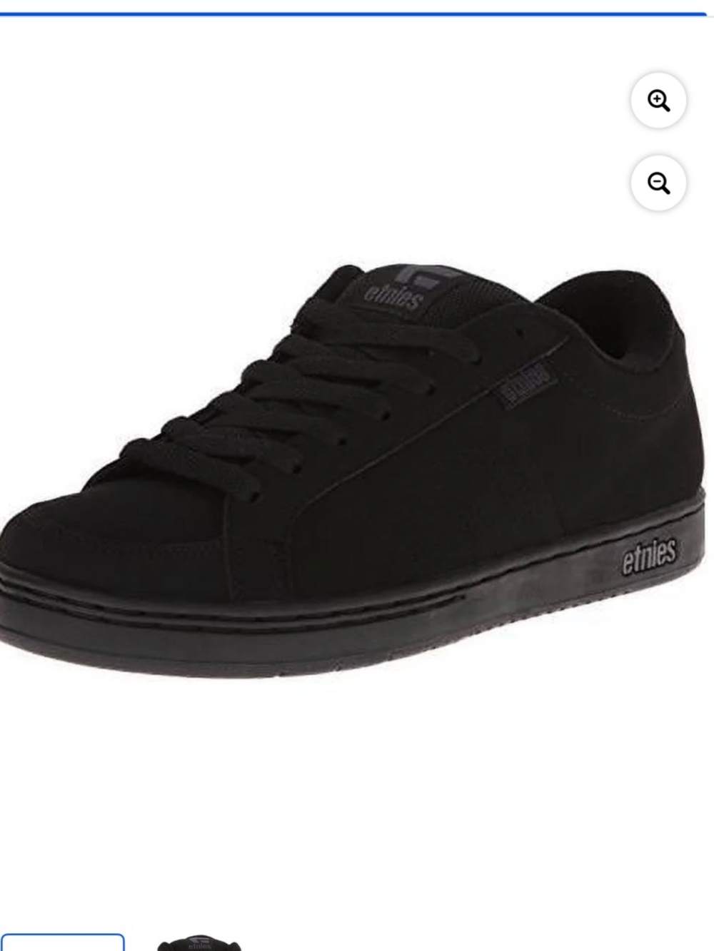 NWOT Etnies Men's Black Low-Top Sneakers